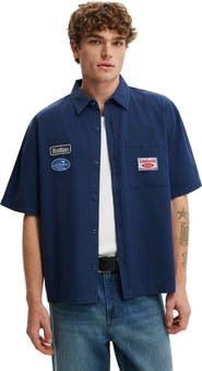 Cotton On Men's Darcy Short Sleeve Shirt