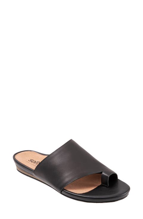 ★ PAES★ Soft Twist Mule Black STM01-BK Women's Delicato Leather Mules | FitFlop US