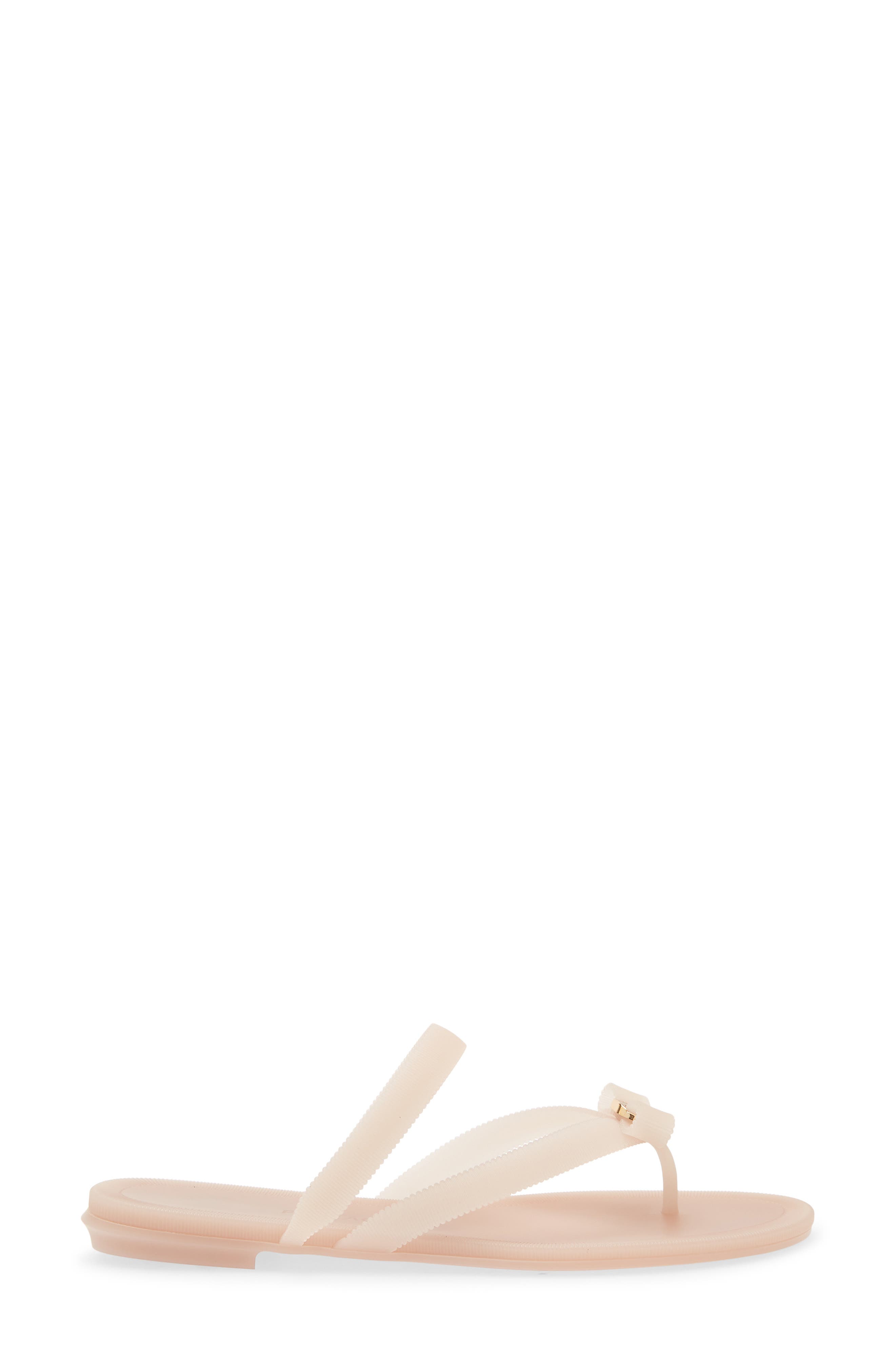 FERRAGAMO Vara Bow Jelly Sandal, Alternate, color, Dusty Pink Dusty Pink Giove