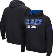 COLOSSEUM Men's Colosseum Black Air Force Falcons Sunrise Pullover Hoodie