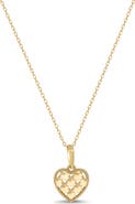 Bony Levy 14K Gold Cutout Heart Pendant Necklace