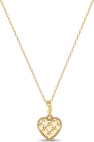 Bony Levy 14K Gold Cutout Heart Pendant Necklace