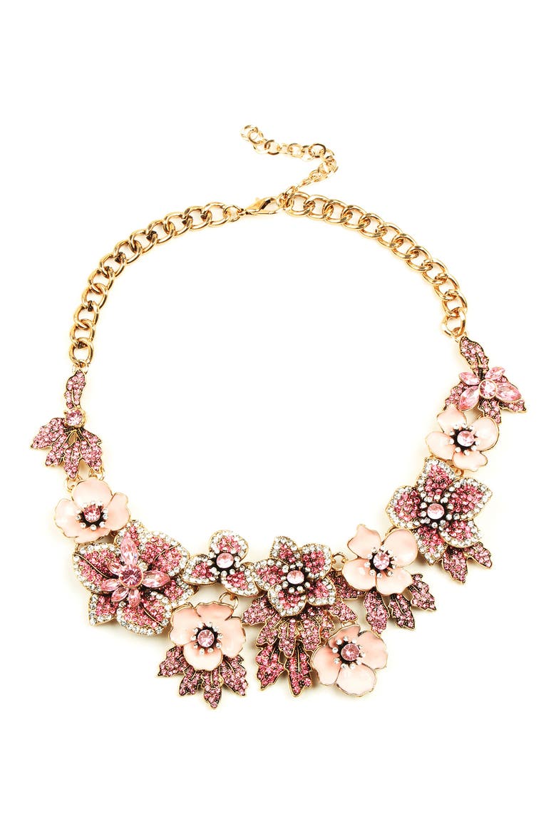Amy Necklace - Pink, Main, color, PINK