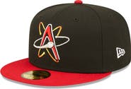 New Era Men's New Era Black Albuquerque Isotopes Home Logo Authentic Collection 59FIFTY Fitted Hat