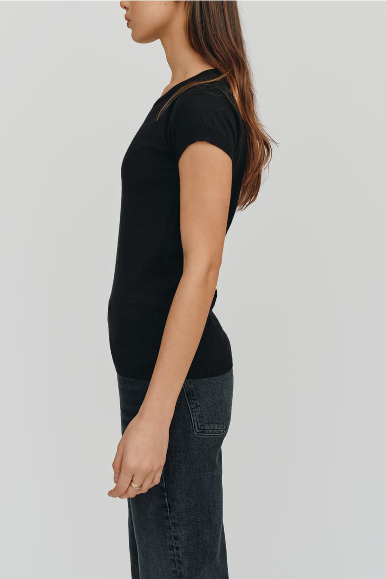 Greta Tee, Alternate, color, Black
