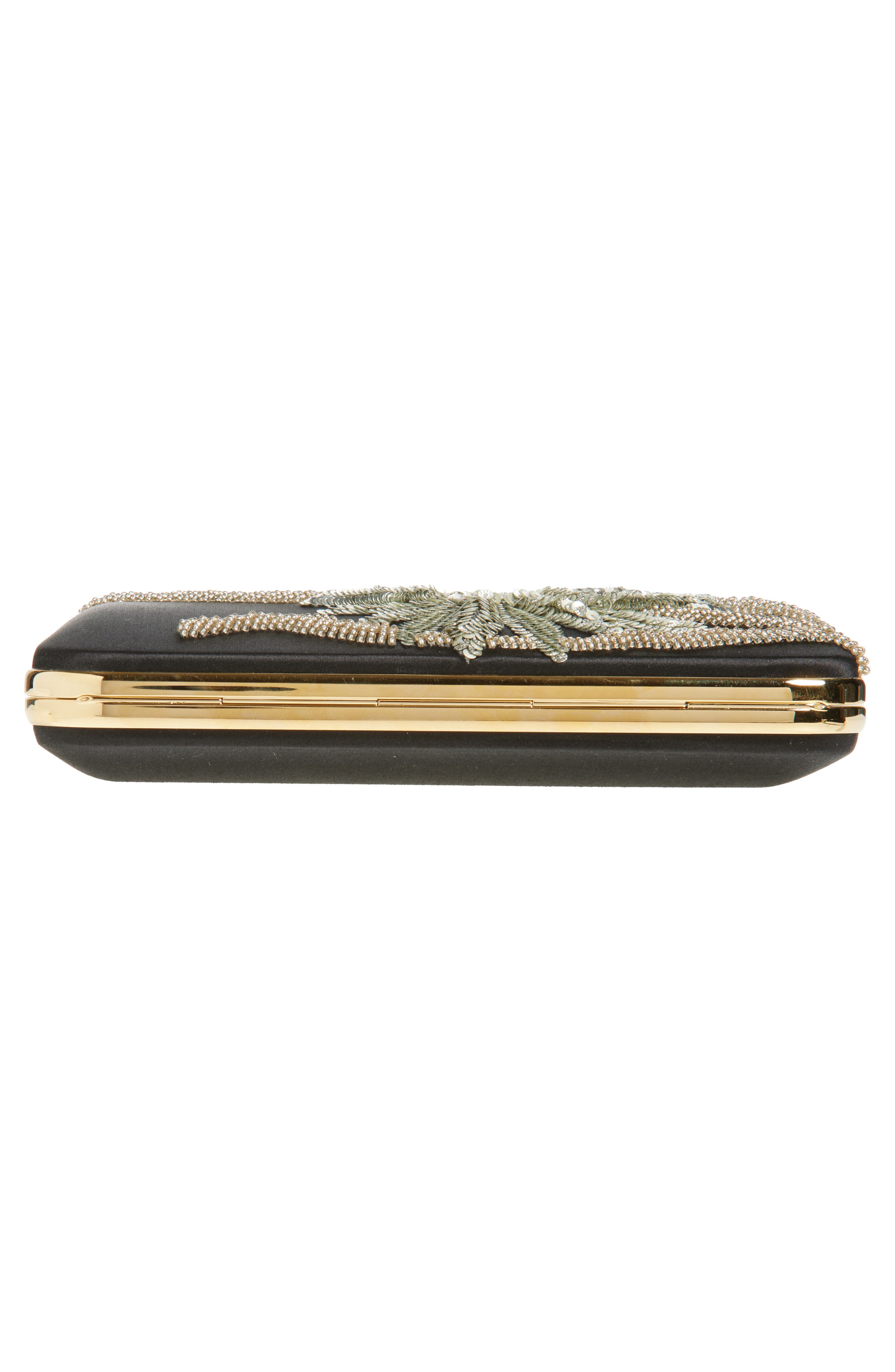Valentino Garavani Carry Secrets Embellished Minaudière, Alternate, color, Black/ Crystal