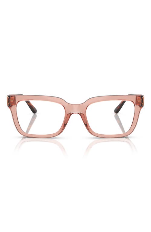 Vogue 50mm Pillow Optical Glasses In Pink