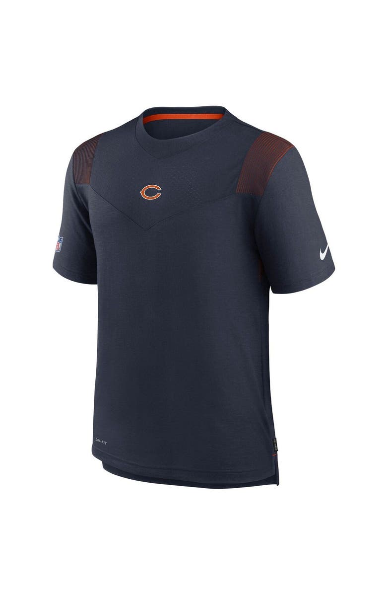 Nike Men's Nike Navy Chicago Bears Sideline Player UV Performance T-Shirt, Alternate, color, Navy