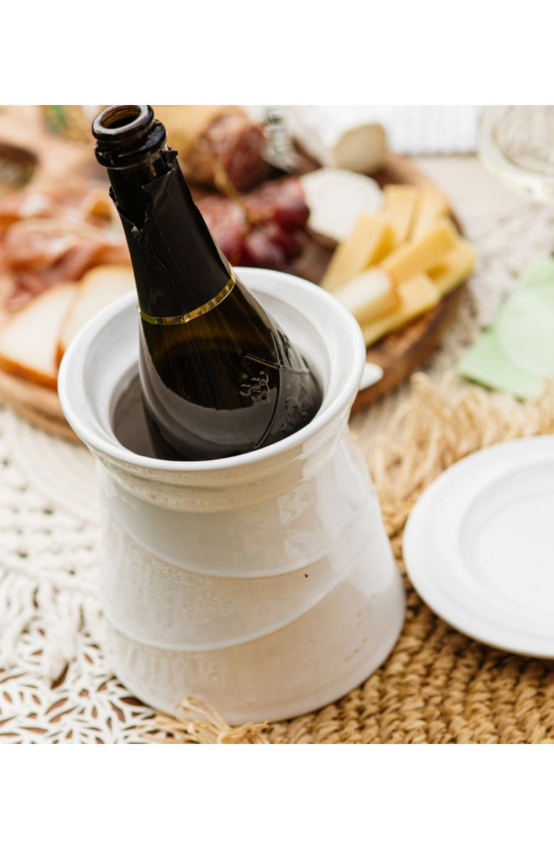 VIETRI Luna Utensil Holder, Alternate, color, White