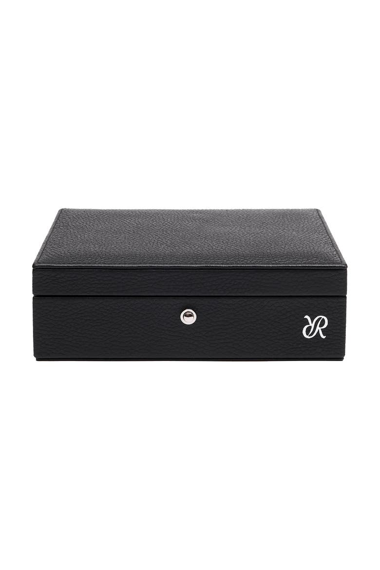 TUXEDO CUFFLINK BOX, Alternate, color, Black