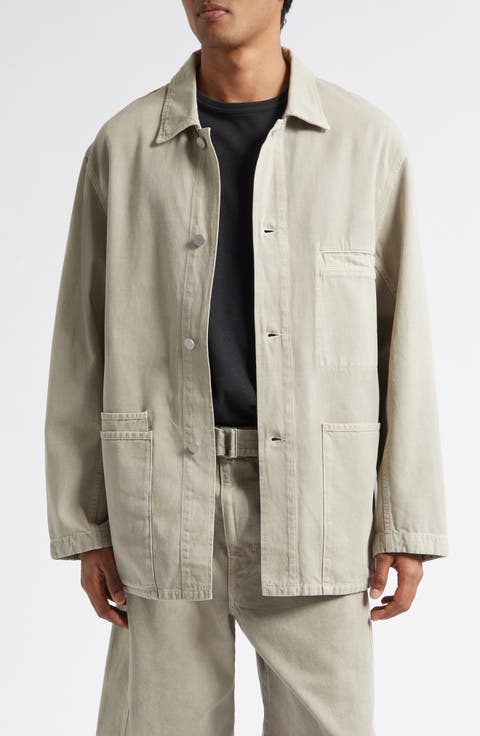 Cotton Twill Utility Overshirt