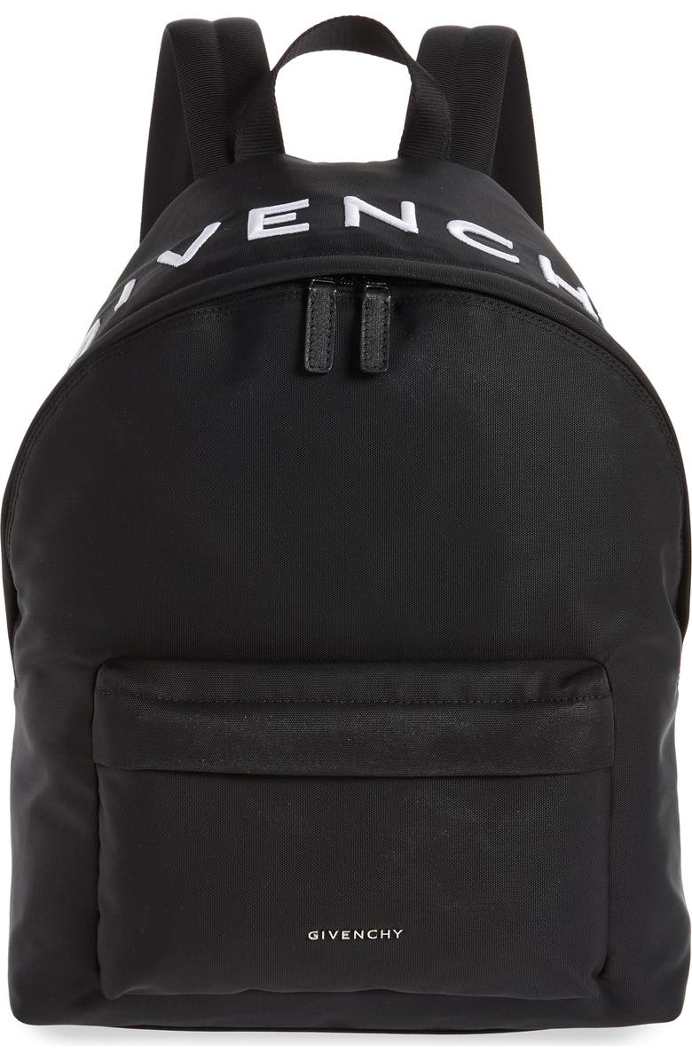 Givenchy Essential Canvas Backpack, Main, color,
