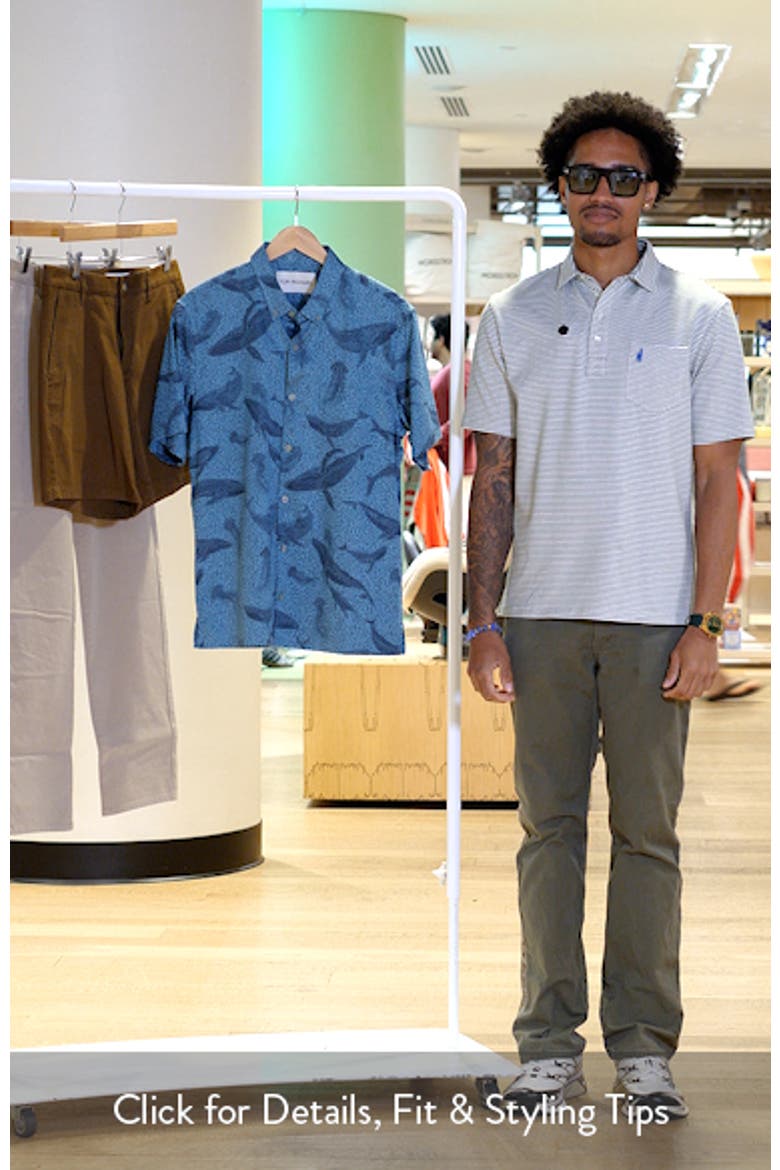 Marine Mosaic Jacquard Cotton Shirt video