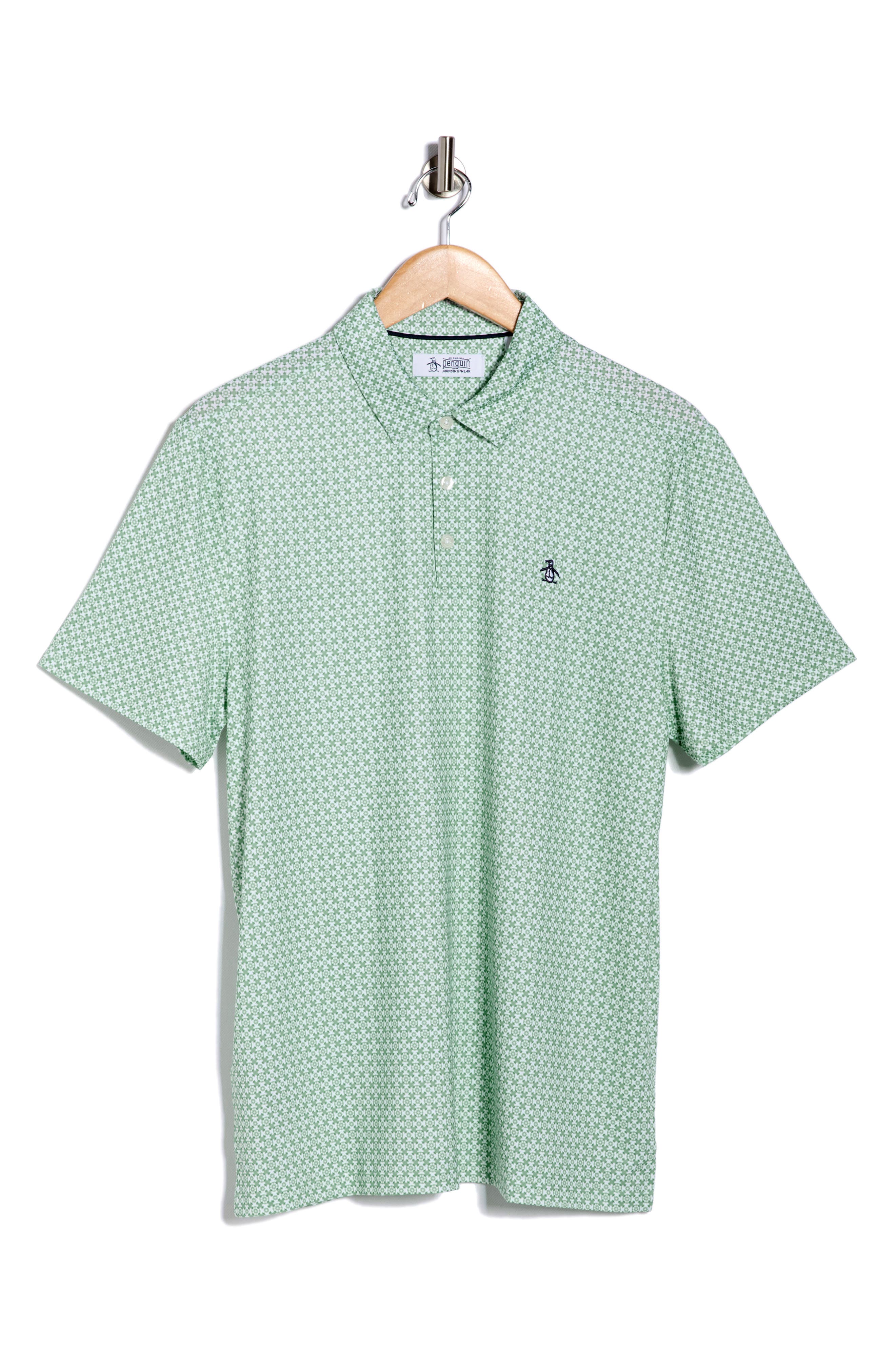 Original Penguin Micro Floral Geo Print Polo
