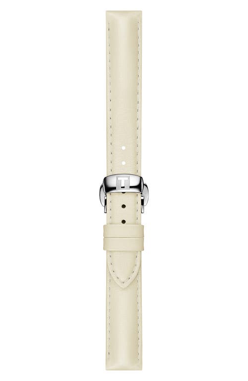 Tissot T-my Lady Bracelet Watch & Leather Strap Gift Set, 29.3mm In White Mother Of Pearl