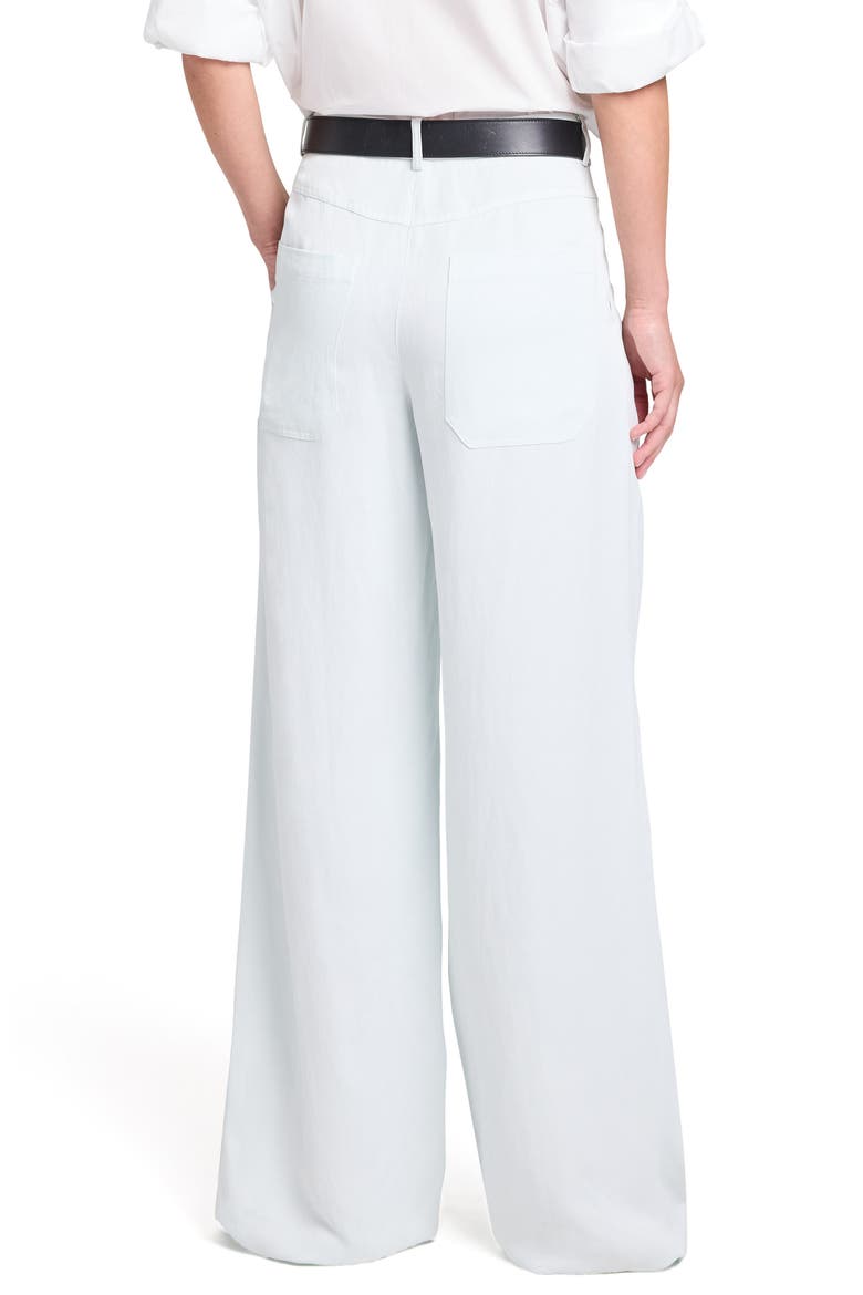 Dylan Coated Wide Leg Pants, Alternate, color, BLUE FLOWER
