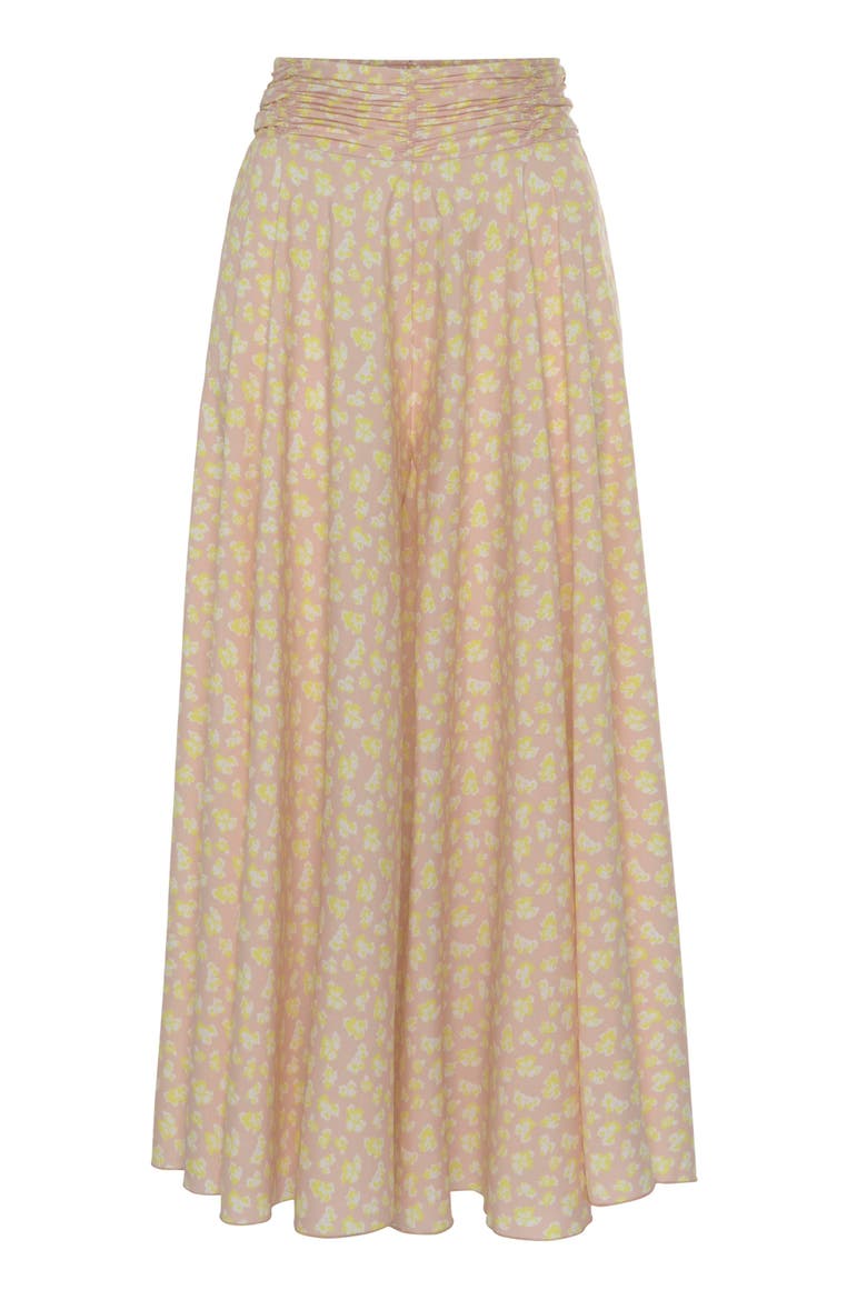 Printed Flowy Culottes, Alternate, color, Yellow Multi