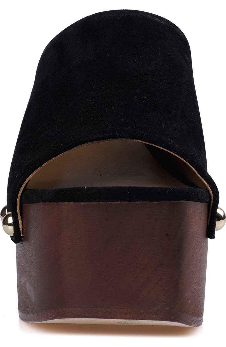 ZIGI Atlas Platform Slide Sandal, Alternate, color, Black Suede