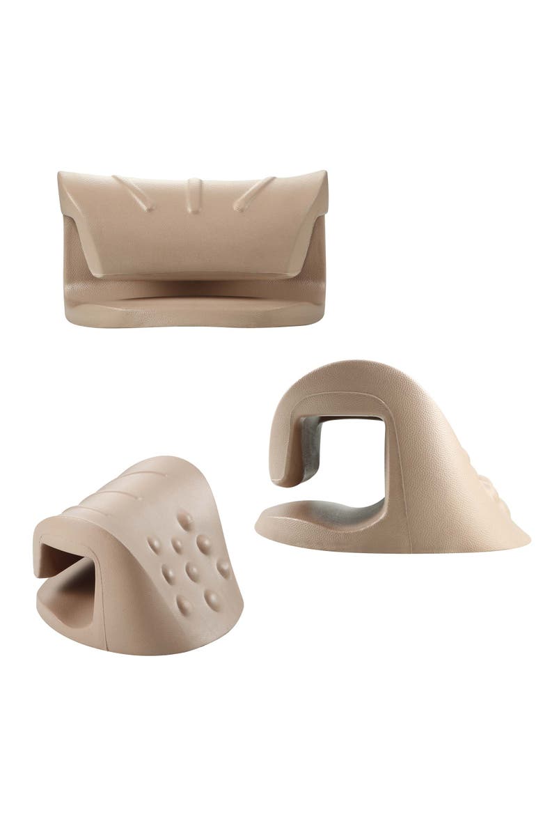 Neck and Shoulder Stretcher and Relaxer, Alternate, color, Beige