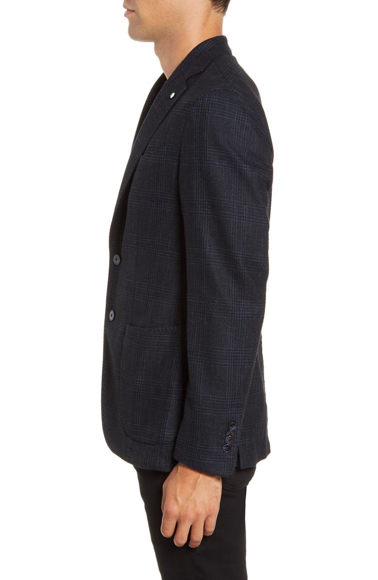 L.B.M. 1911 Trim Fit Plaid Cotton Blend Sport Coat, Alternate, color, 