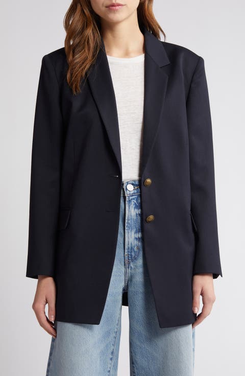 The Oversize Wool Blend Blazer