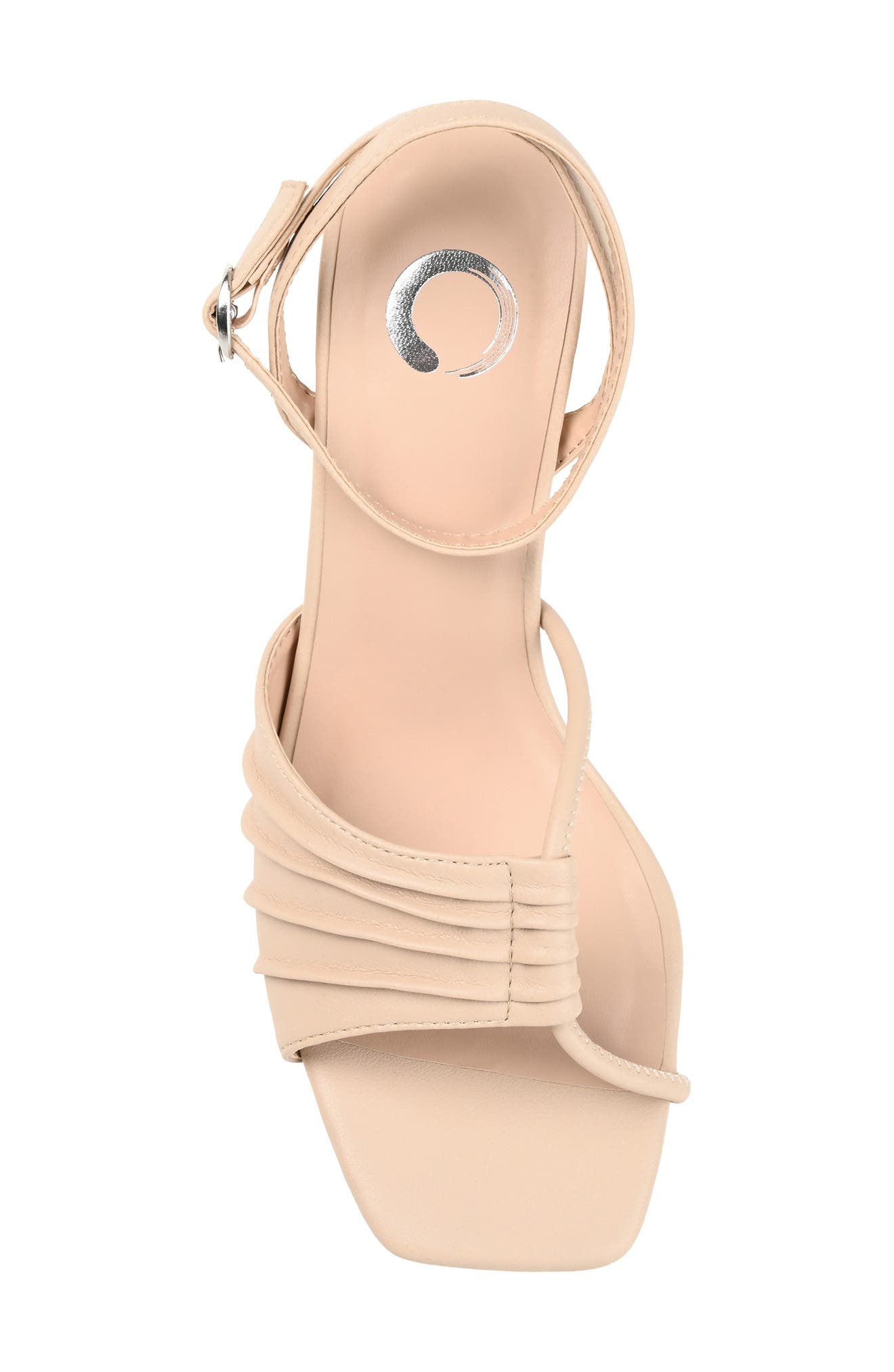 Shillo Pleated Sandal, Alternate, color, TAUPE