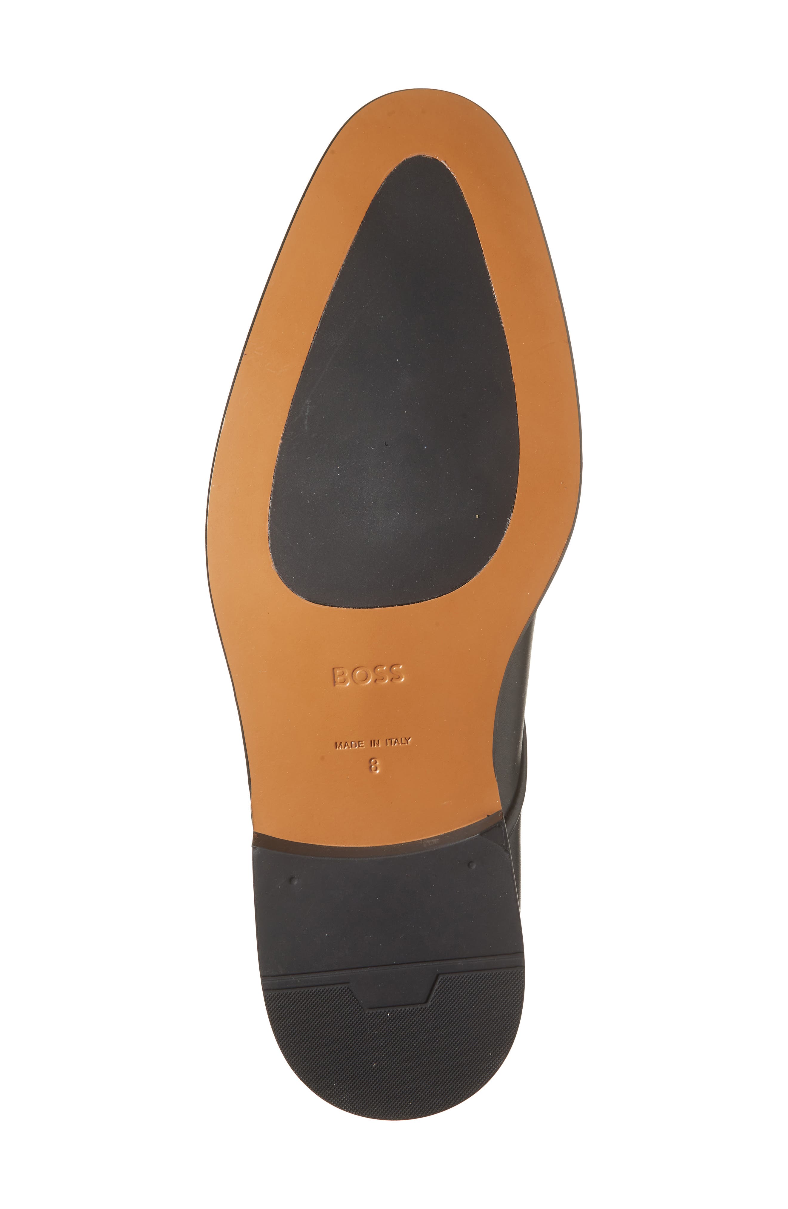 BOSS Derrek Double Monk Strap Cap Toe Shoe, Alternate, color, Black