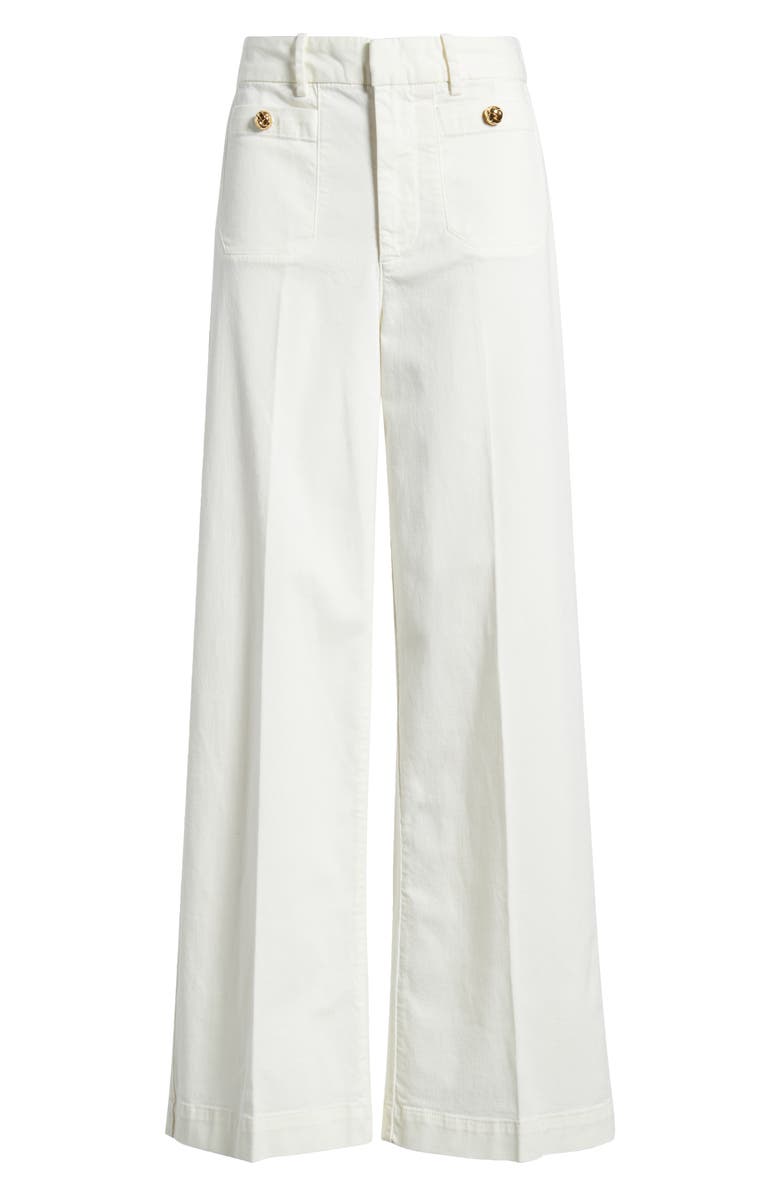 FRAME The Modernist High Waist Straight Leg Pants, Alternate, color, Cream