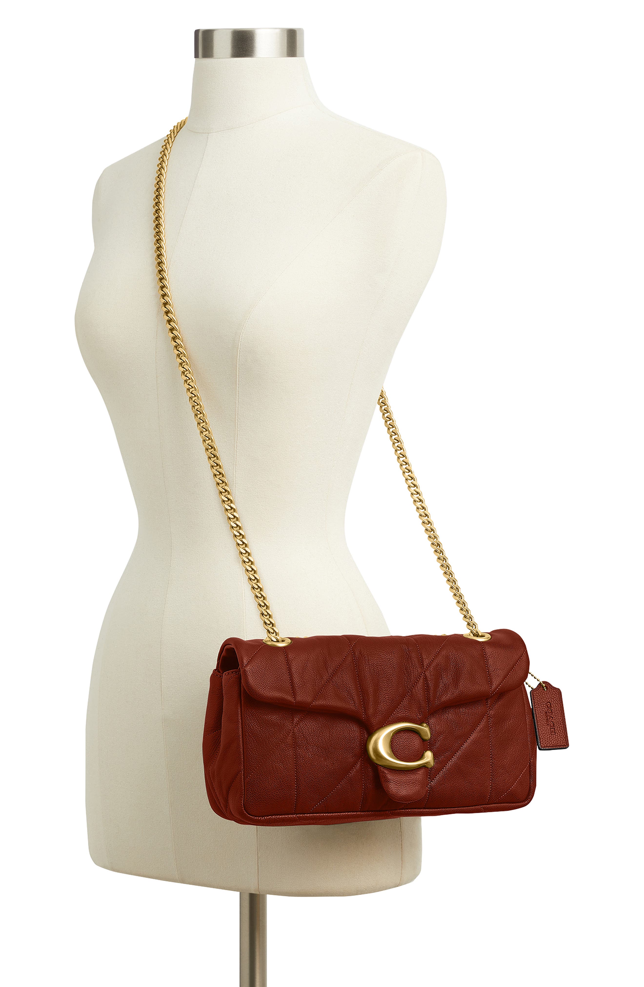 COACH Tabby 26 Soft Quilted Shoulder Bag, Alternate, color, B4/ Pecan