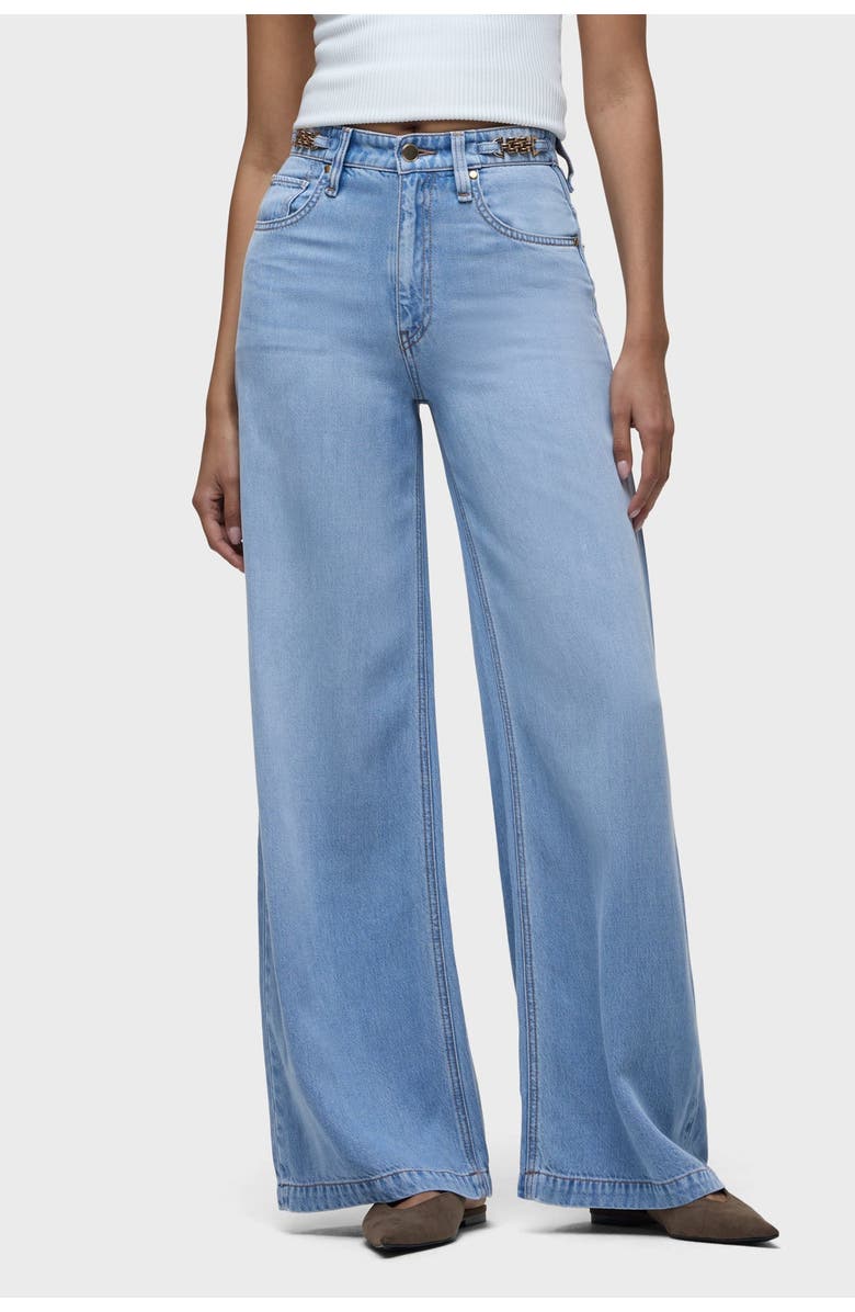 Hudson Jeans James Accent Hardware Wide Leg, Alternate, color, One Wish