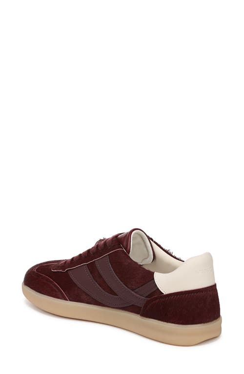 Vince Oasis Calf Hair Low-top Sneakers In Red