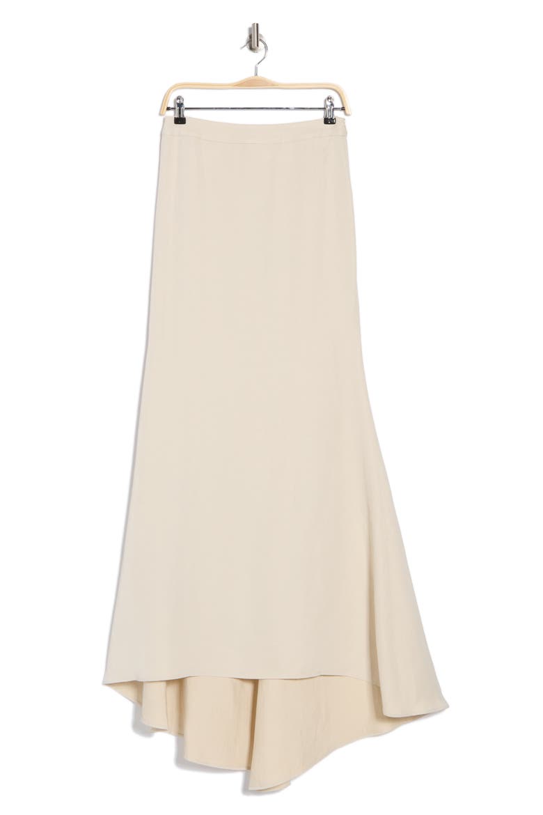Isn't It Romantic High-Low Midi Skirt, Alternate, color, FRENCH OAK