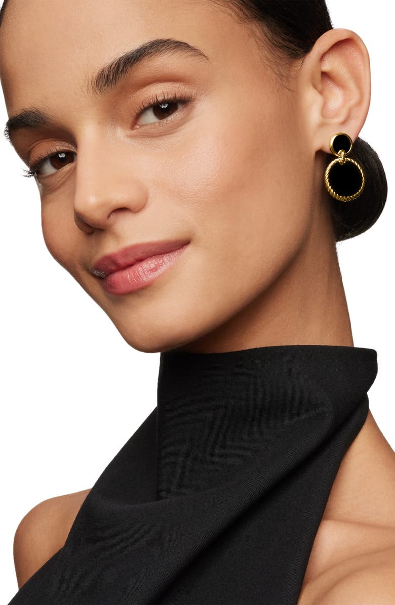 David Yurman Elements Double Drop Earrings, Alternate, color,