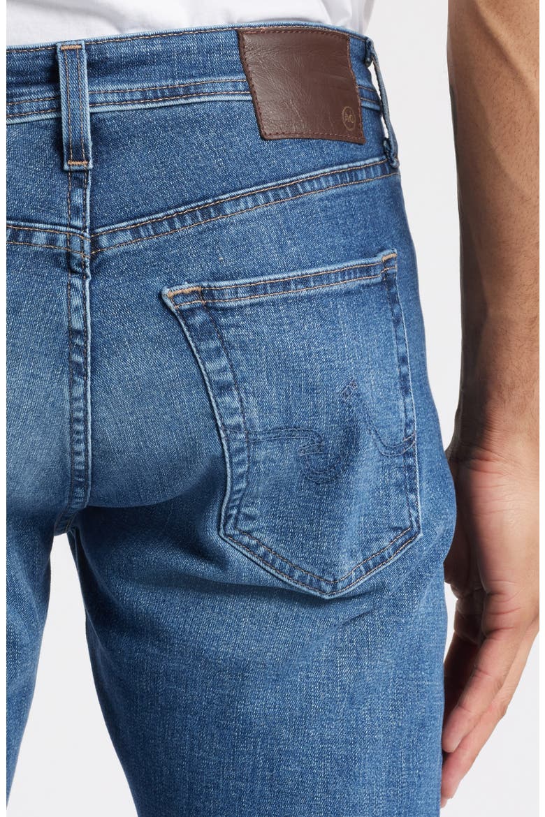 Everett Slim Straight Leg Jeans, Alternate, color, BARNARD