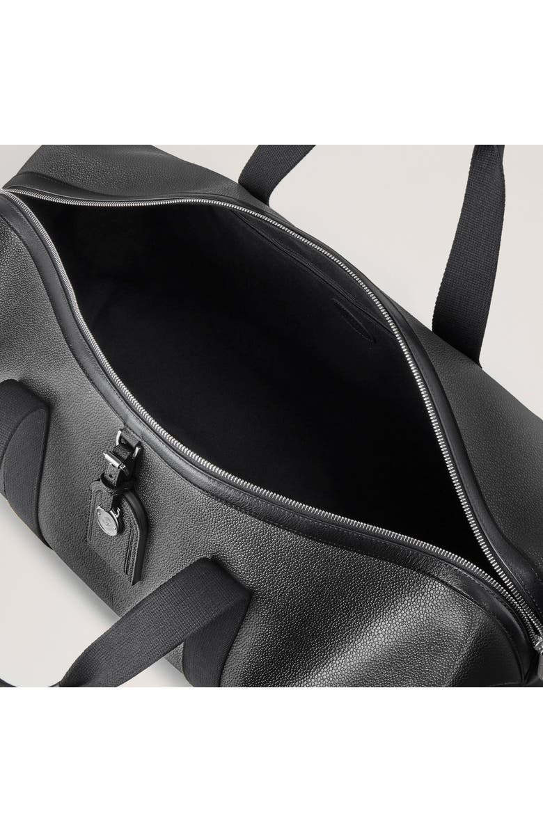 Mulberry Medium Clipper Leather Duffel, Alternate, color, Black