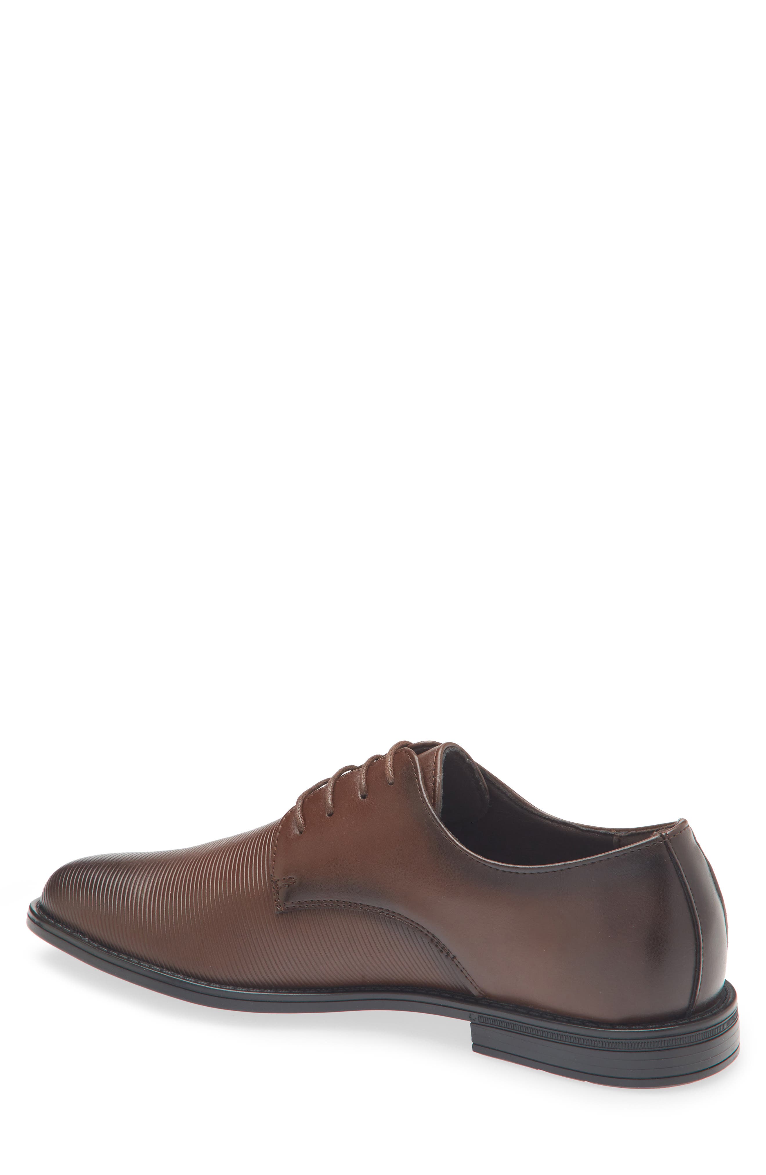 GEOFFREY BEENE Ribbed Derby, Alternate, color, Brown