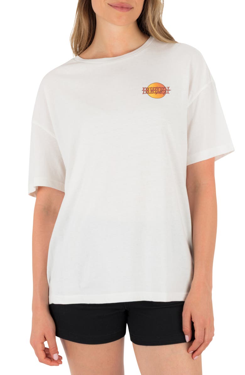 Hurley Forever Cotton Graphic T-Shirt, Main, color, Tofu