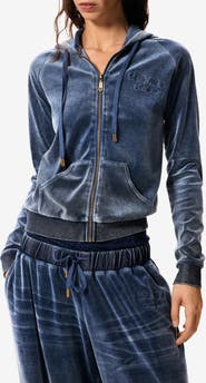Desigual x Masha Popova Velour Zip Hoodie