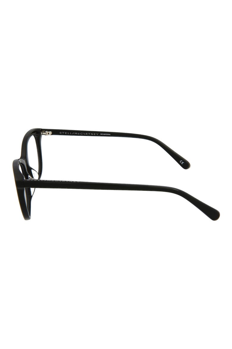 50mm Square Optical Frames, Alternate, color, BLACK BLACK TRANSPARENT/ TRN