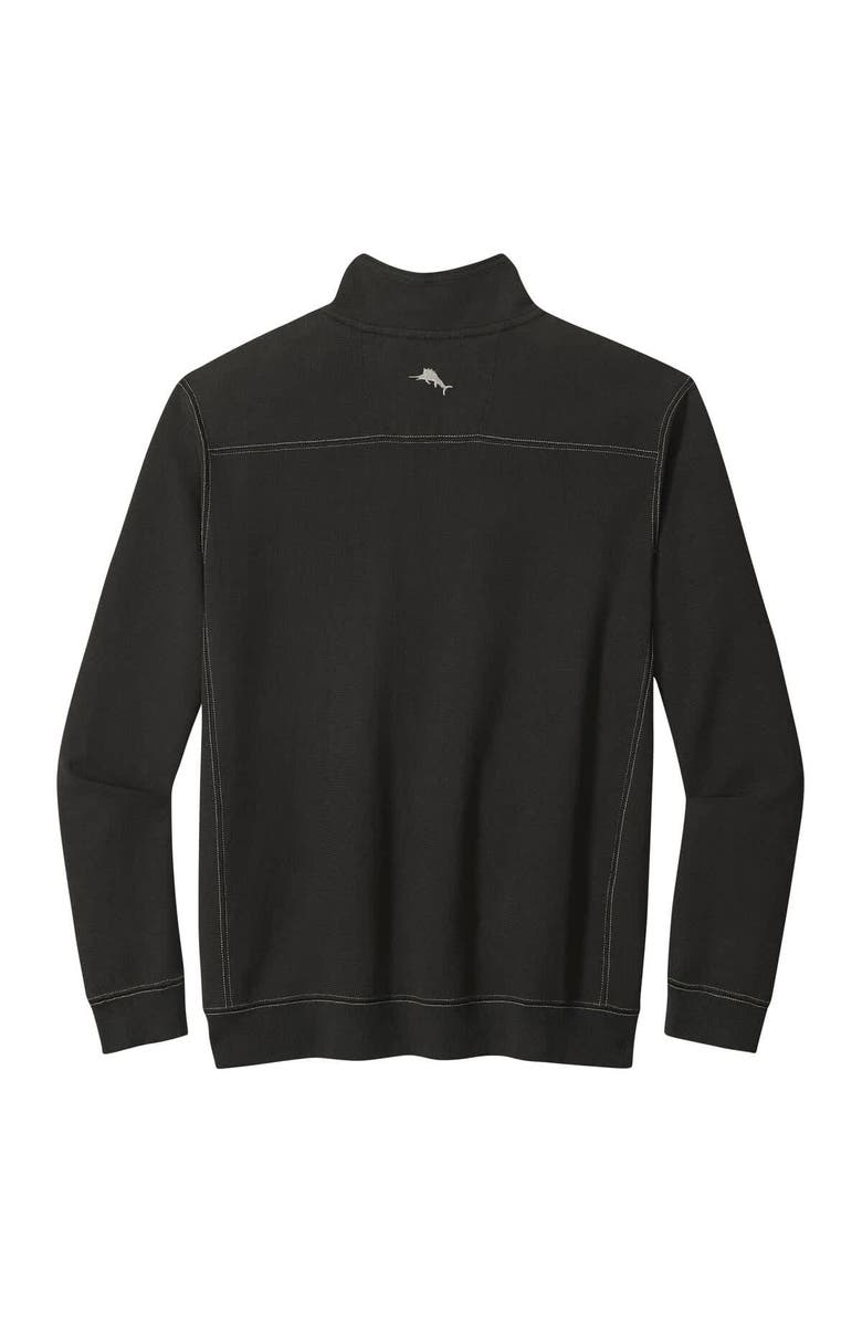 Tommy Bahama Men's Tommy Bahama  Black Philadelphia Eagles Sport Tobago Half-Zip Pullover, Alternate, color, 