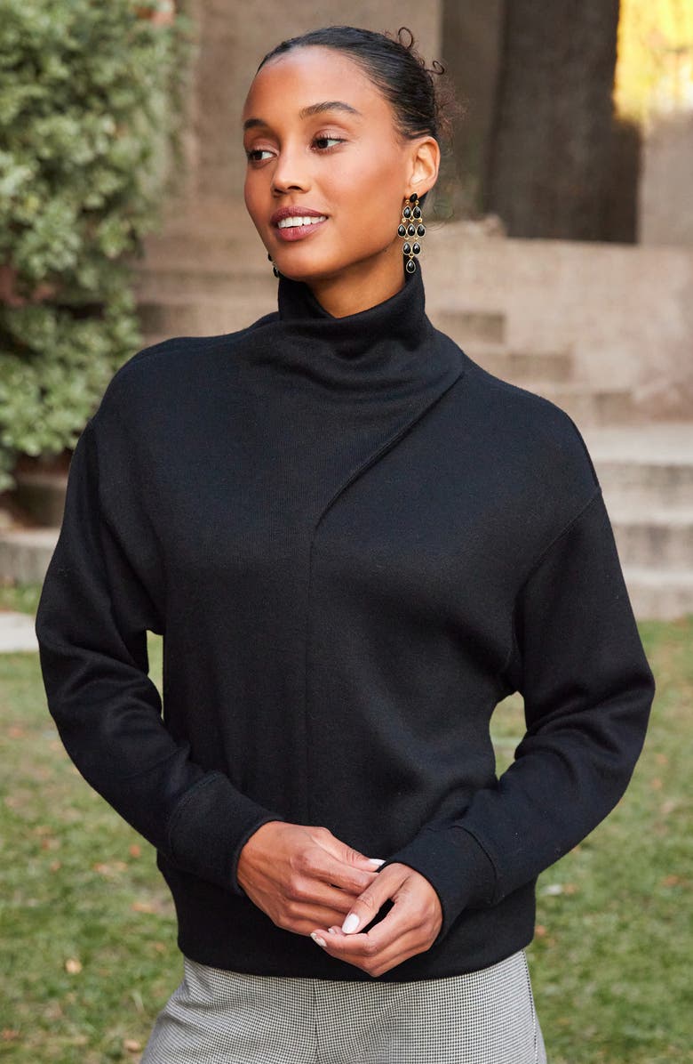 Karen Kane Faux Wrap Sweater, Alternate, color,