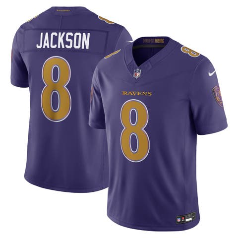 Men's Nike Lamar Jackson Purple Baltimore Ravens Alternate Vapor F.U.S.E. Stitched Limited Jersey