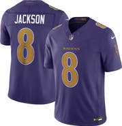 Nike Men's Nike Lamar Jackson Purple Baltimore Ravens Alternate Vapor F.U.S.E. Stitched Limited Jersey