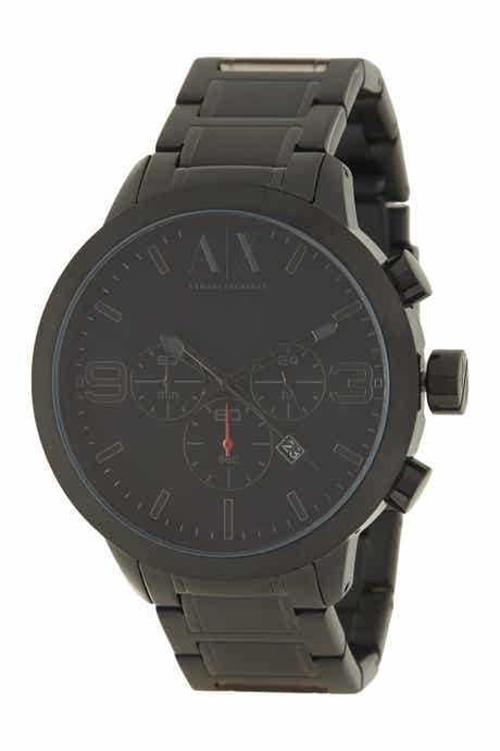 AX Armani Exchange Men's Round Chronograph Bracelet Watch, 49mm