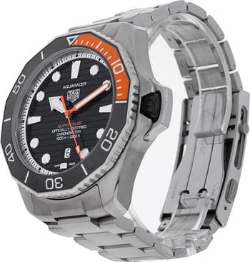 Watchfinder Co. Tag Heuer Preowned Aquaracer Bracelet Watch 45mm Nordstrom