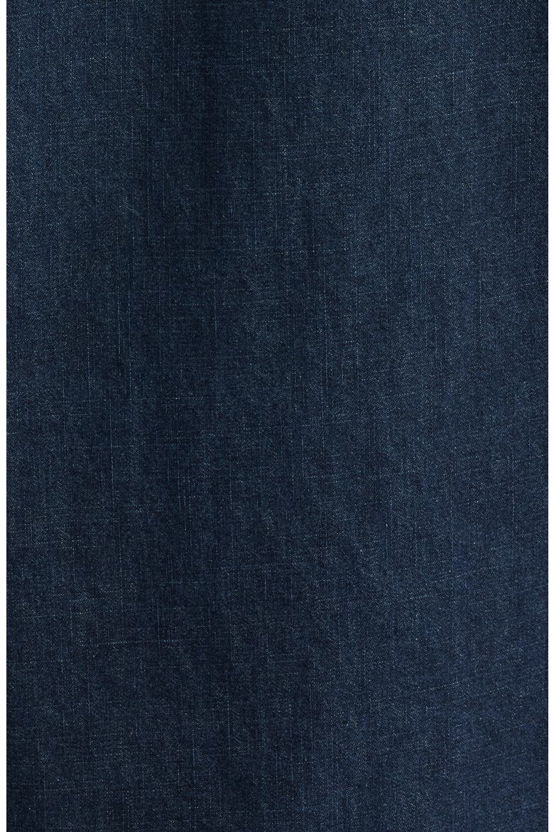 Cotton Denim Button-Up Work Shirt, Alternate, color, INDIGO