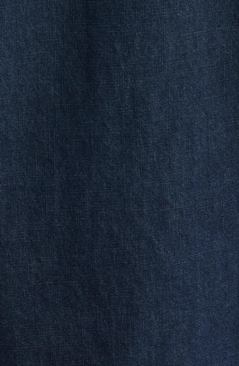 Schott NYC Cotton Denim Button-Up Work Shirt, Alternate, color, Indigo