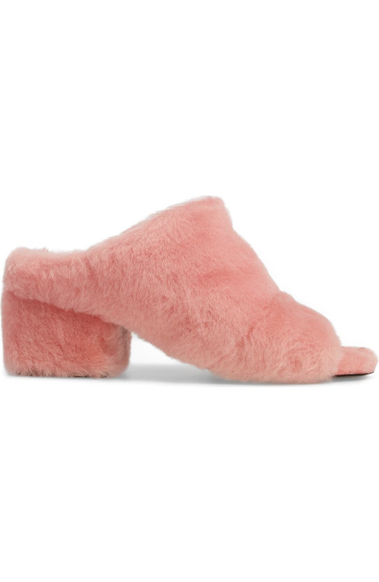 3.1 Phillip Lim Genuine Shearling Cube Mule, Alternate, color,