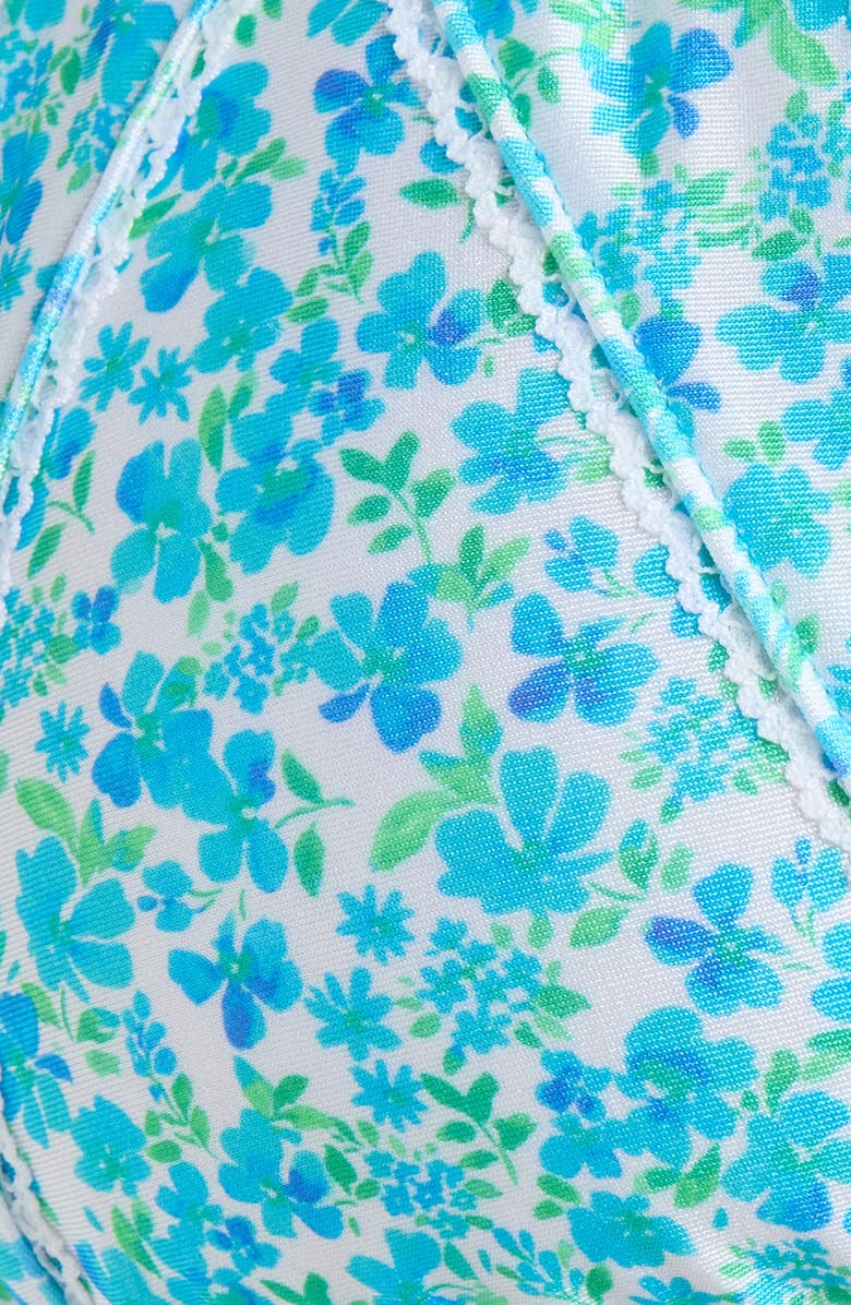 Kulani Kinis Decorative Panel Halter Bikini Top, Alternate, color, Ocean Aura