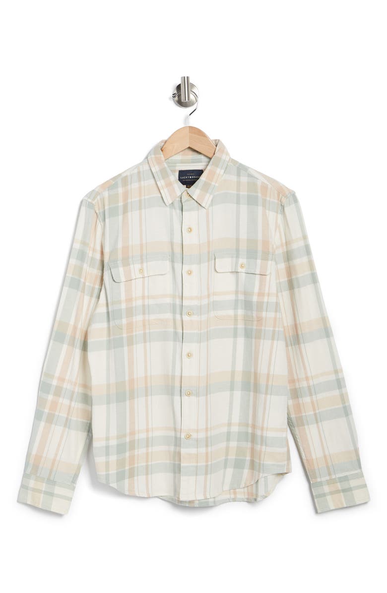 Lucky Brand Humboldt Plaid Workwear Shirt, Alternate, color,